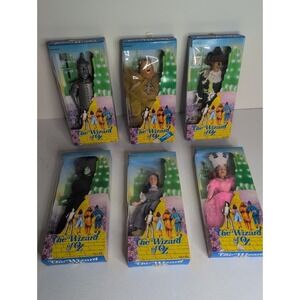 Vtg 1988 Turner Toys THE WIZARD OF OZ 12" Dolls Complete Set Of 6 Dorothy + More